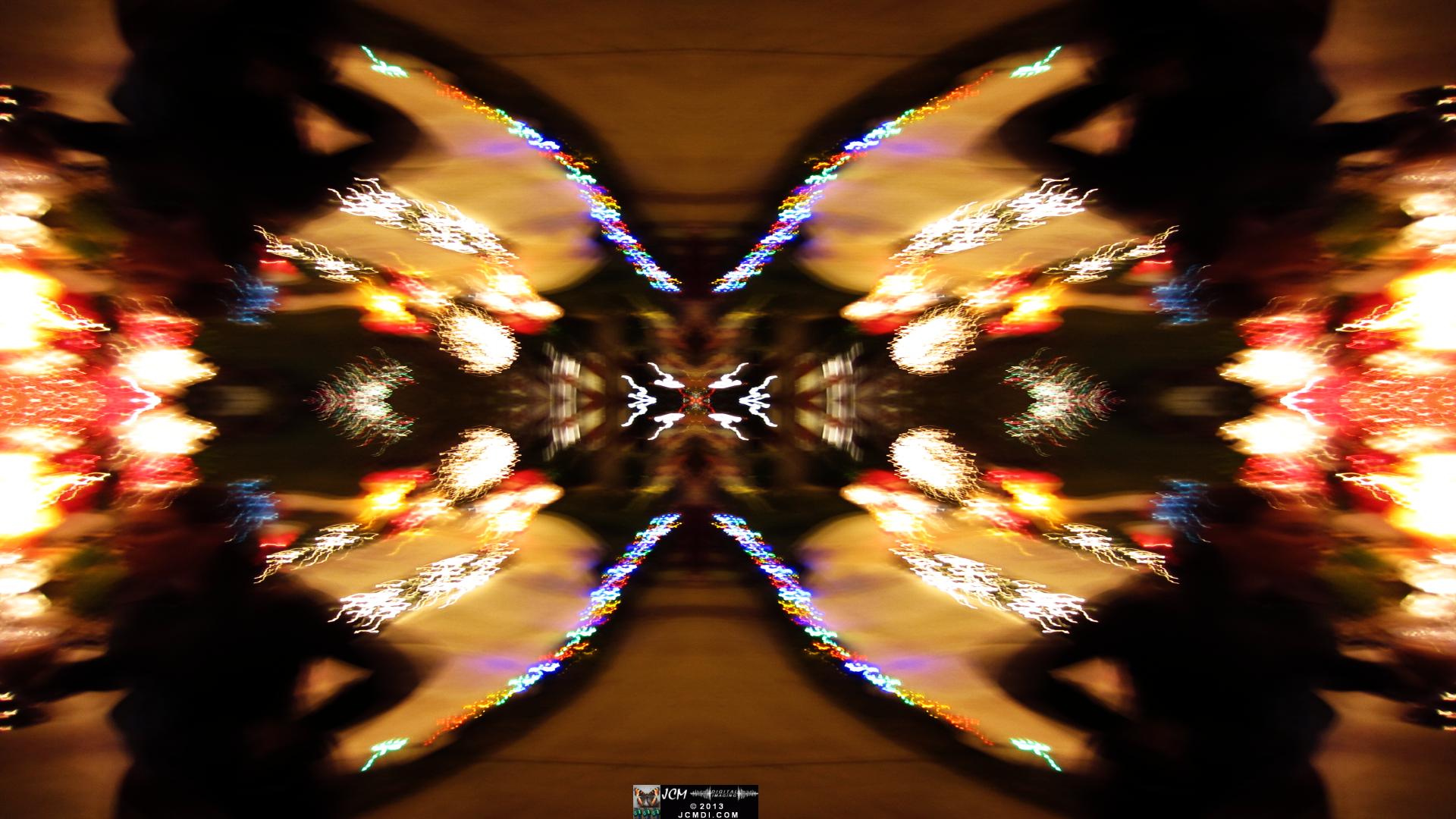 Wakefield Holiday Lightshow 2013 Quadroscopic long exposure artwork